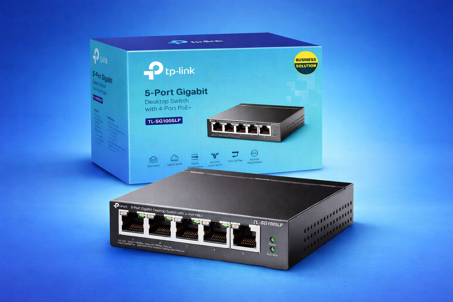 Small 1000Mbps package with installation (Cable clips)